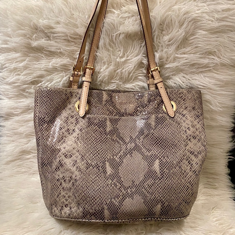 Michael Kors python handbag